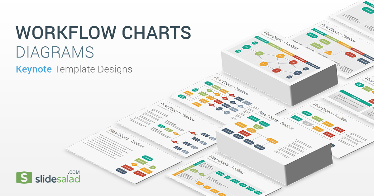 Flow Charts Diagrams Keynote Template