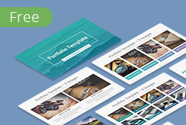 Free Business Portfolio PowerPoint Template