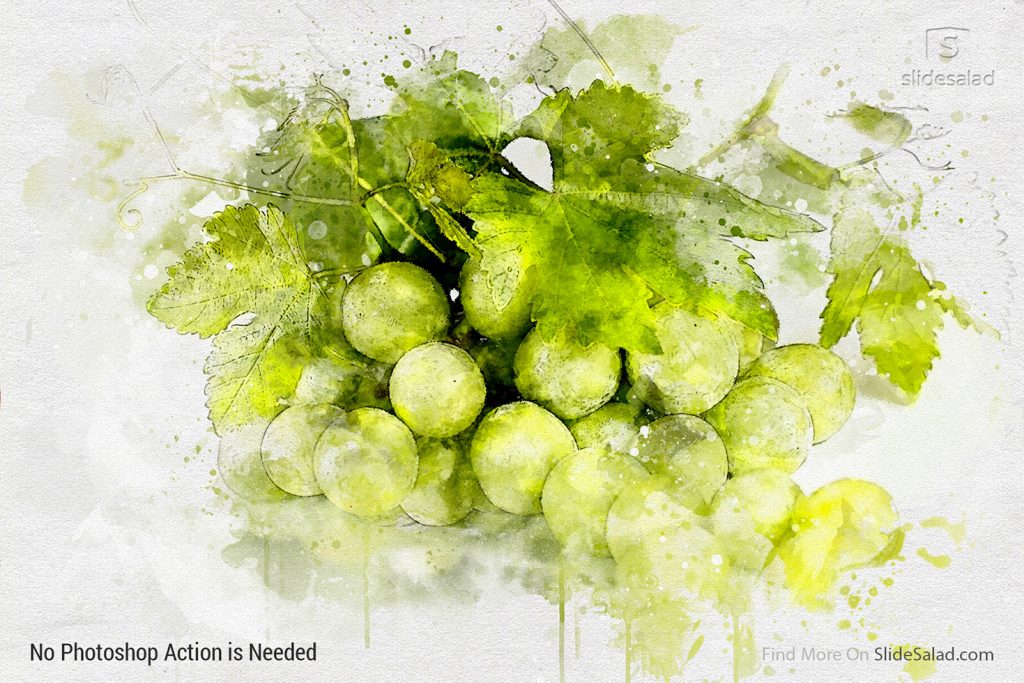 Download Realistic Watercolor Photoshop Template Mock-Ups - SlideSalad