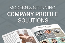 Modern Company Profile PowerPoint Template Designs