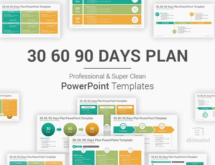 30-60-90 Day Plan Template from www.slidesalad.com