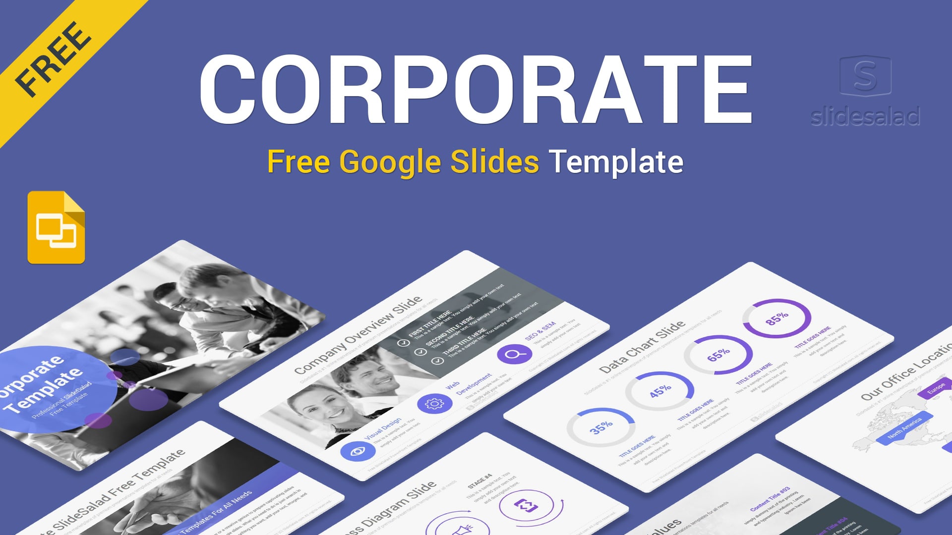 Corporate Profile Free Google Slides Themes