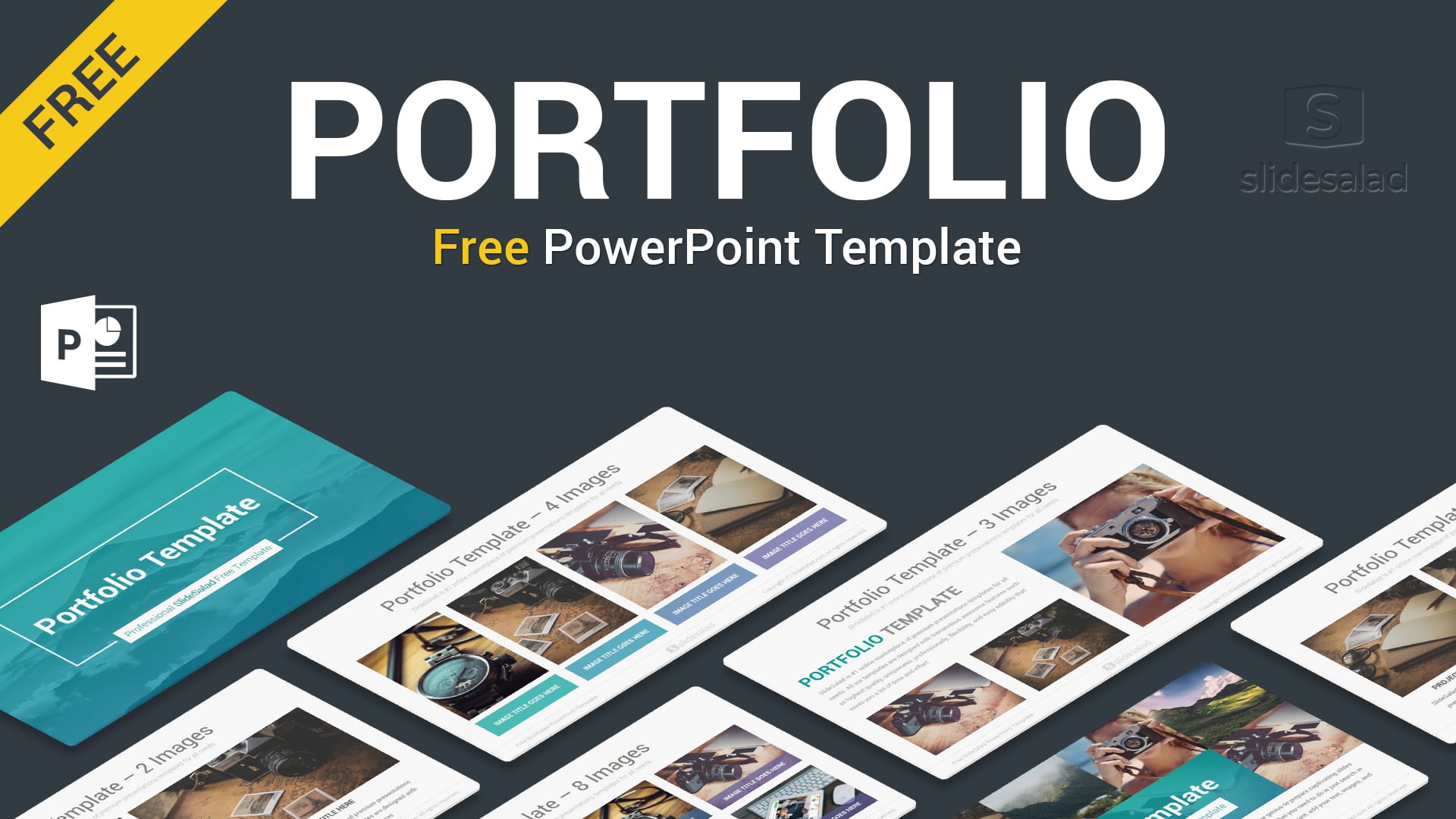 Free Business Portfolio PowerPoint Template