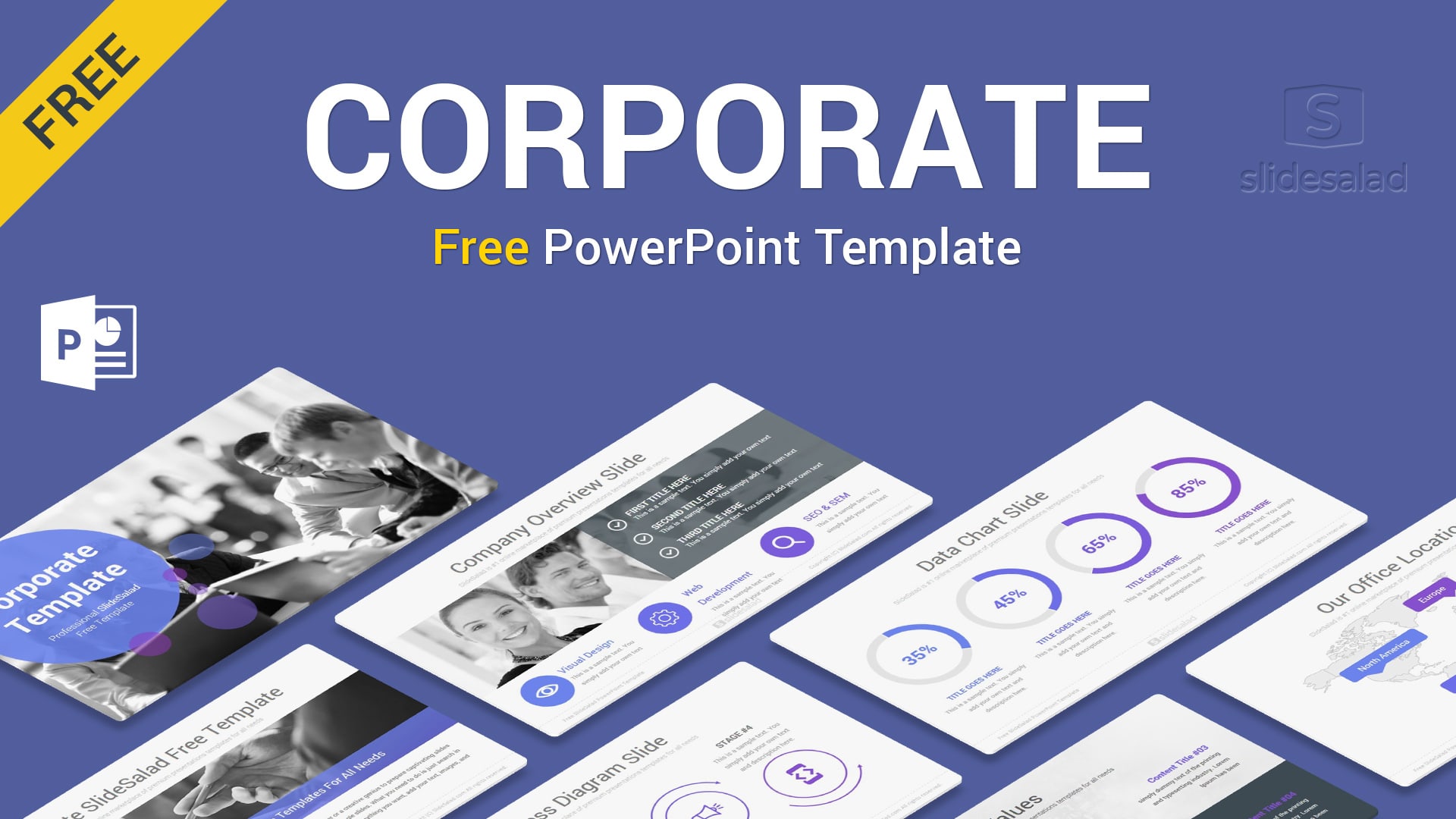 Free Corporate PowerPoint Template PPT Slides