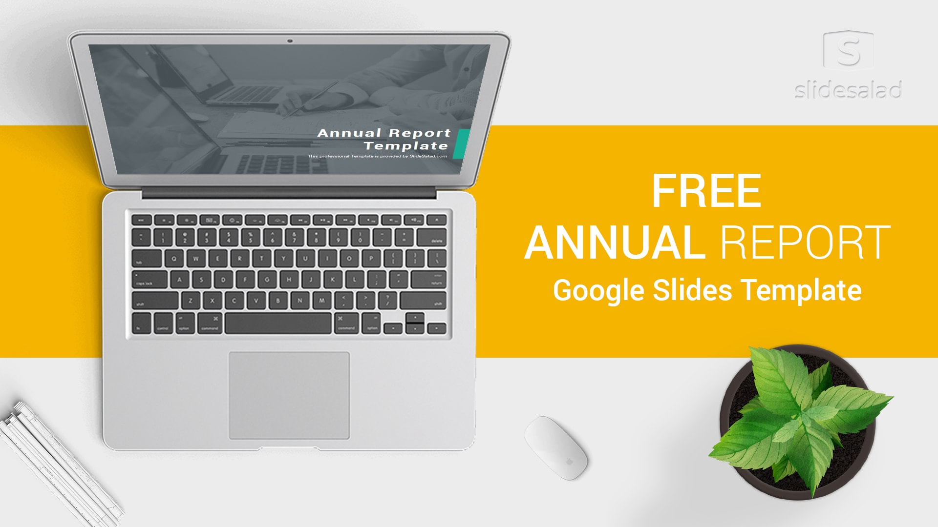 Free Download Annual Report Google Slides Template