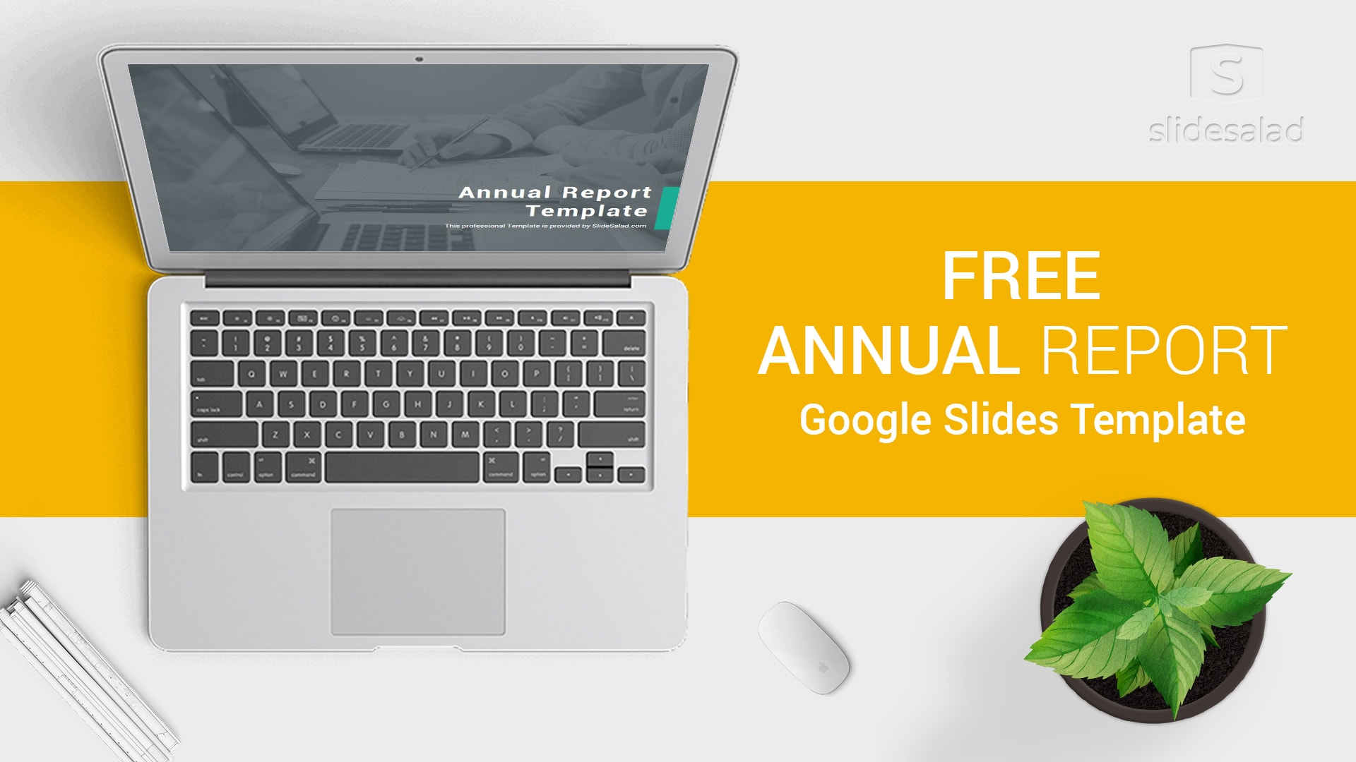 Free Download - Annual Report Google Slides Template for Presentations