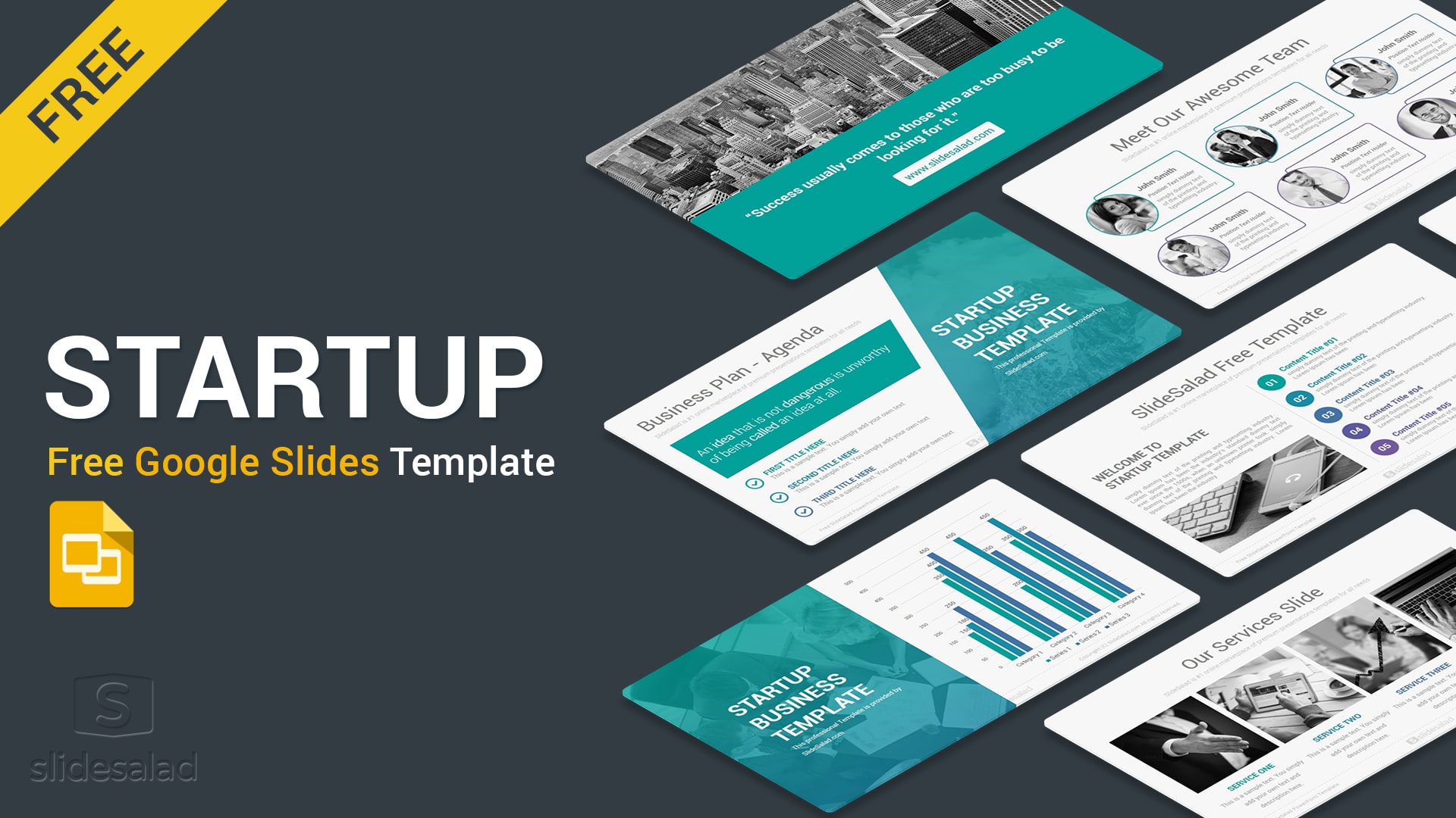 Startup Free Google Slides Presentation Templates