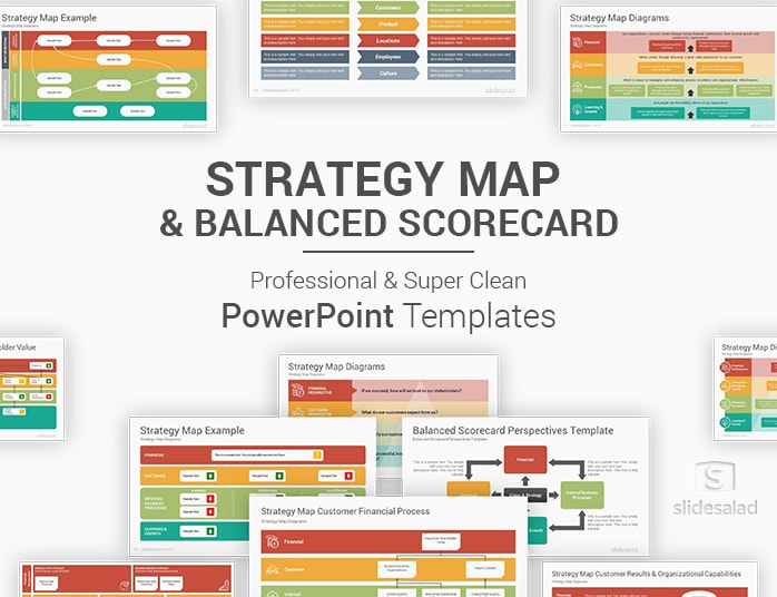 Balanced Scorecard Excel Template Free from www.slidesalad.com