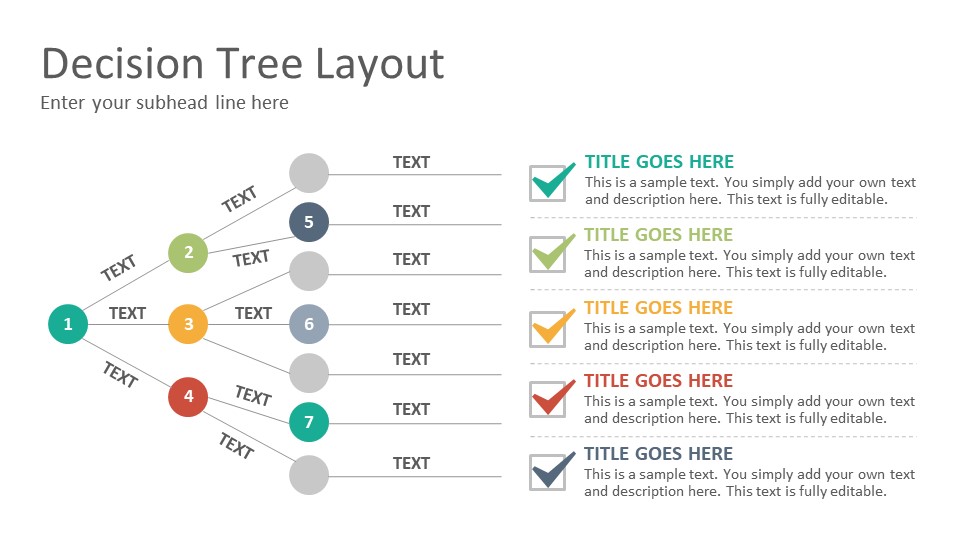 Decision Trees Diagrams Google Slides Presentation Template