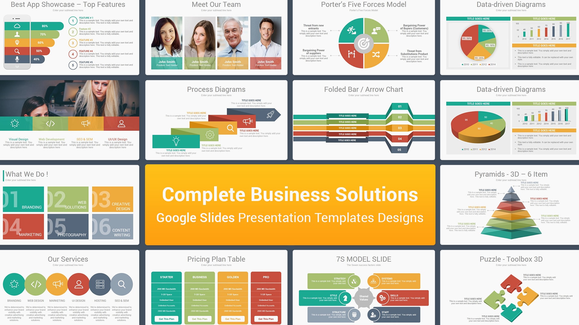 Complete Business Solutions Multipurpose Google Slides Presentation Templates
