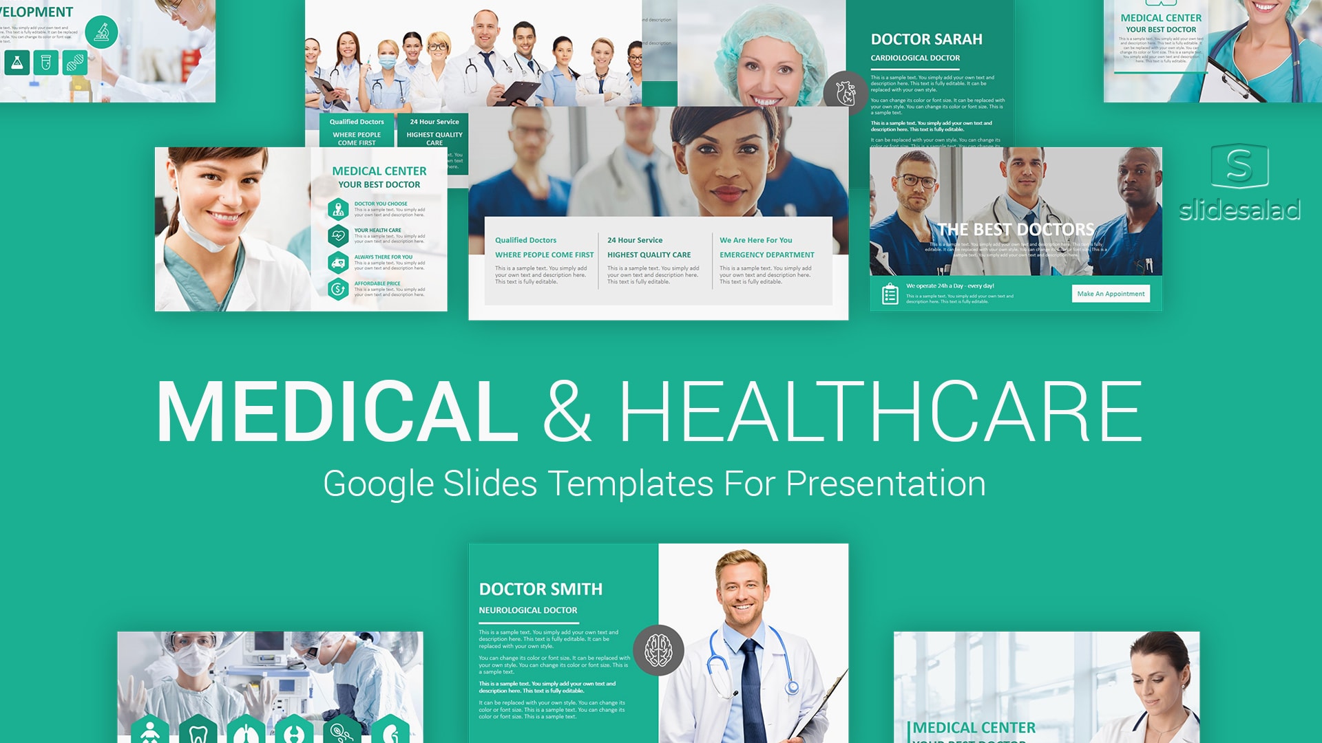 Medical and Healthcare Google Slides Presentation Templates
