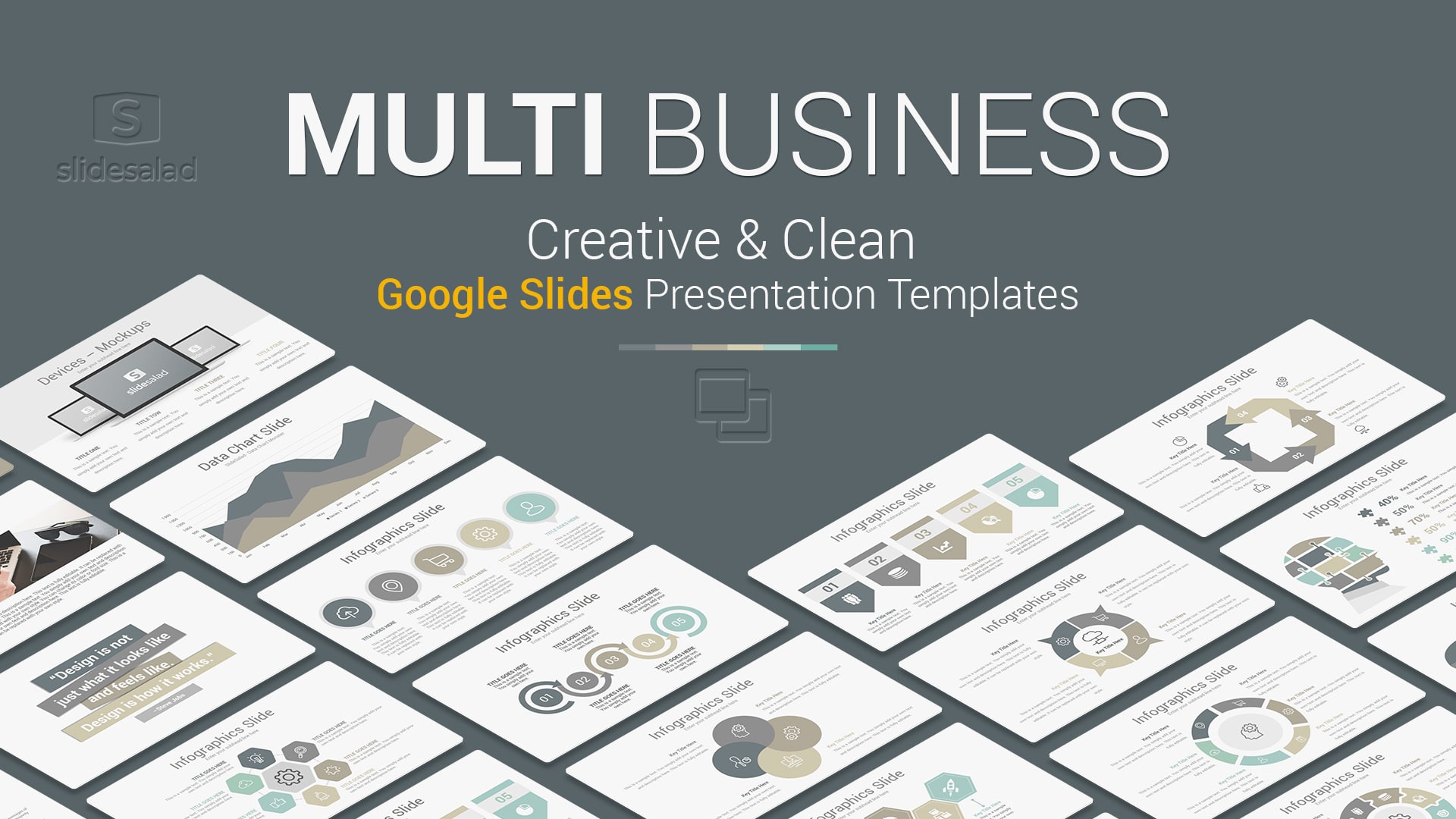 Multi Business Google Slides Presentation Templates