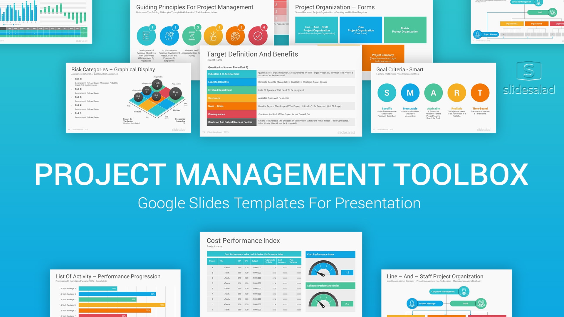Project Management Toolbox Google Slides Templates