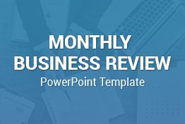 Monthly Business Review PowerPoint Template