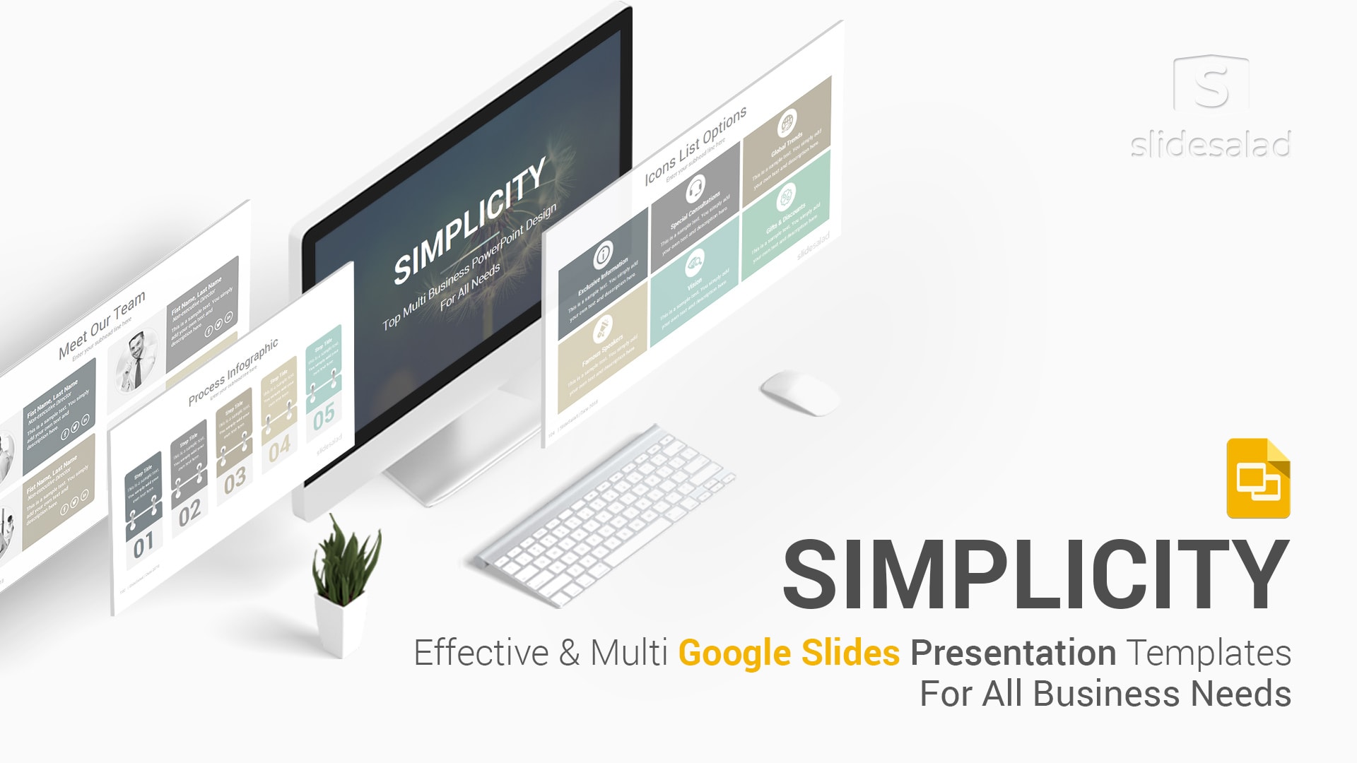 Simplicity Professional Business Google Slides Templates