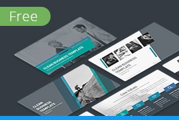 Clean Free Download Keynote Template