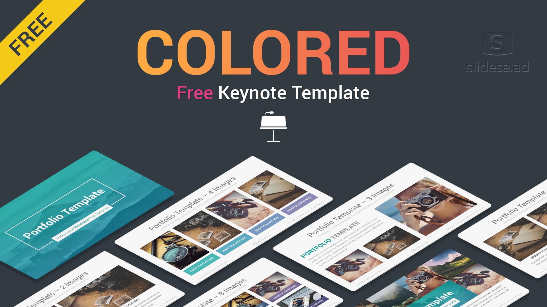 Colored Free Business Keynote Template