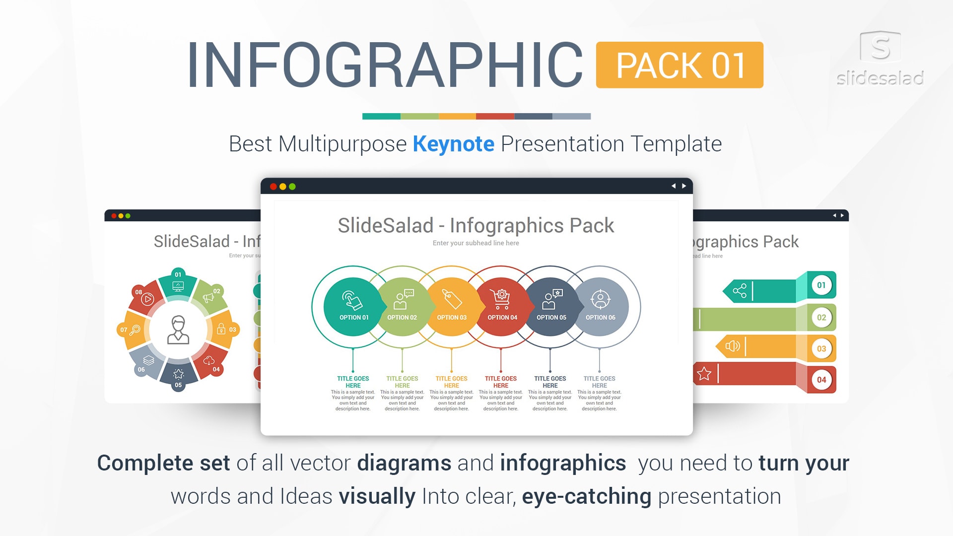 Infographics Keynote Template Designs