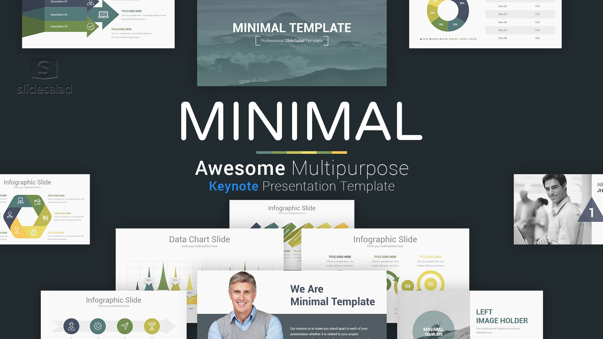 Minimal Keynote Presentation Template Design