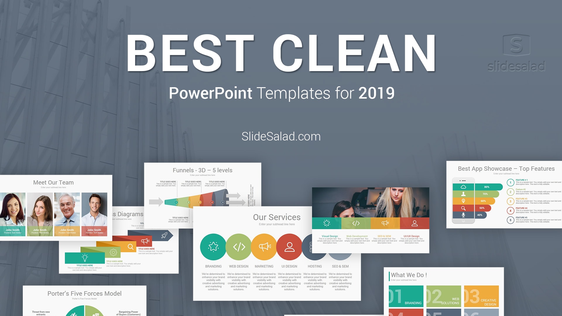 Verrassend Best Clean PowerPoint Presentation Templates for 2020 - SlideSalad QS-71