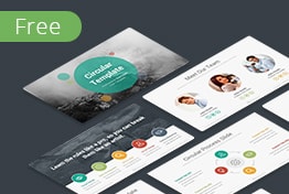 Circular Free Download Minimal PowerPoint Template PPT Slides