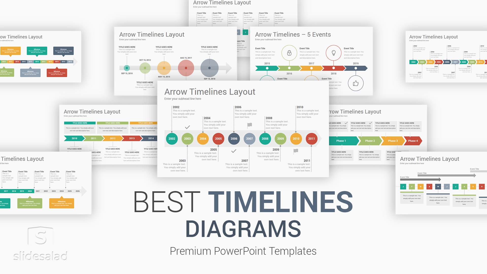Timelines Diagrams PowerPoint Presentation Template