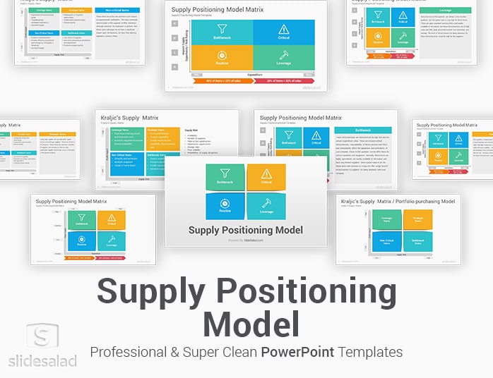 Supply Positioning Model PowerPoint Template PPT Slides