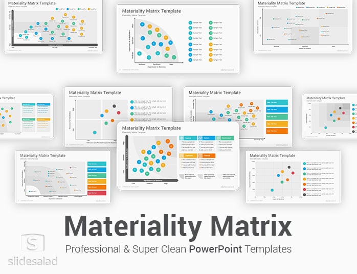 Materiality Matrix PowerPoint Template