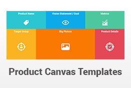 Product Canvas PowerPoint Template and Diagrams