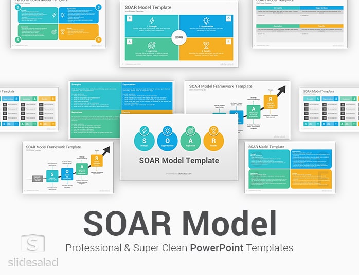 SOAR Model PowerPoint Template Diagrams