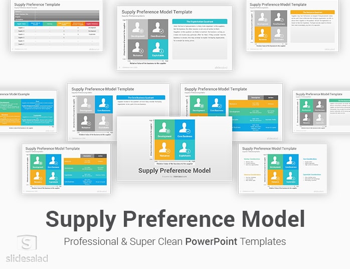 Supply Preference Model PowerPoint Template