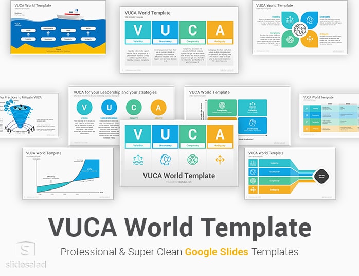 VUCA World Google Slides Template Diagrams