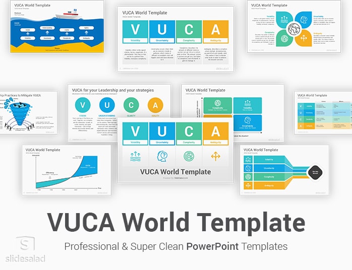 VUCA World PowerPoint Template Diagrams
