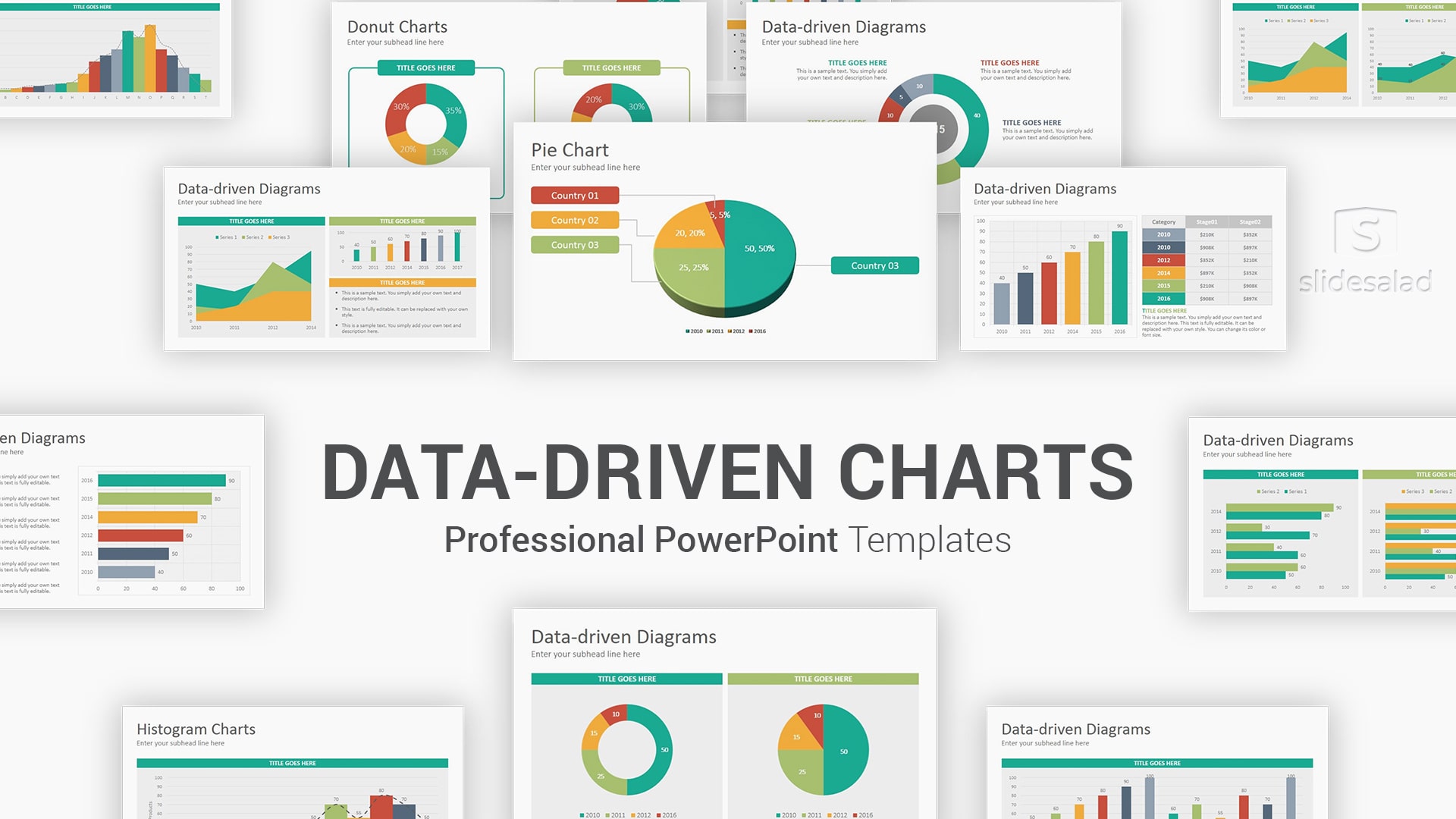 Data-Driven Charts Diagrams PowerPoint Presentation Template