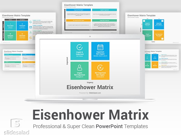 Eisenhower Matrix PowerPoint Template Diagrams
