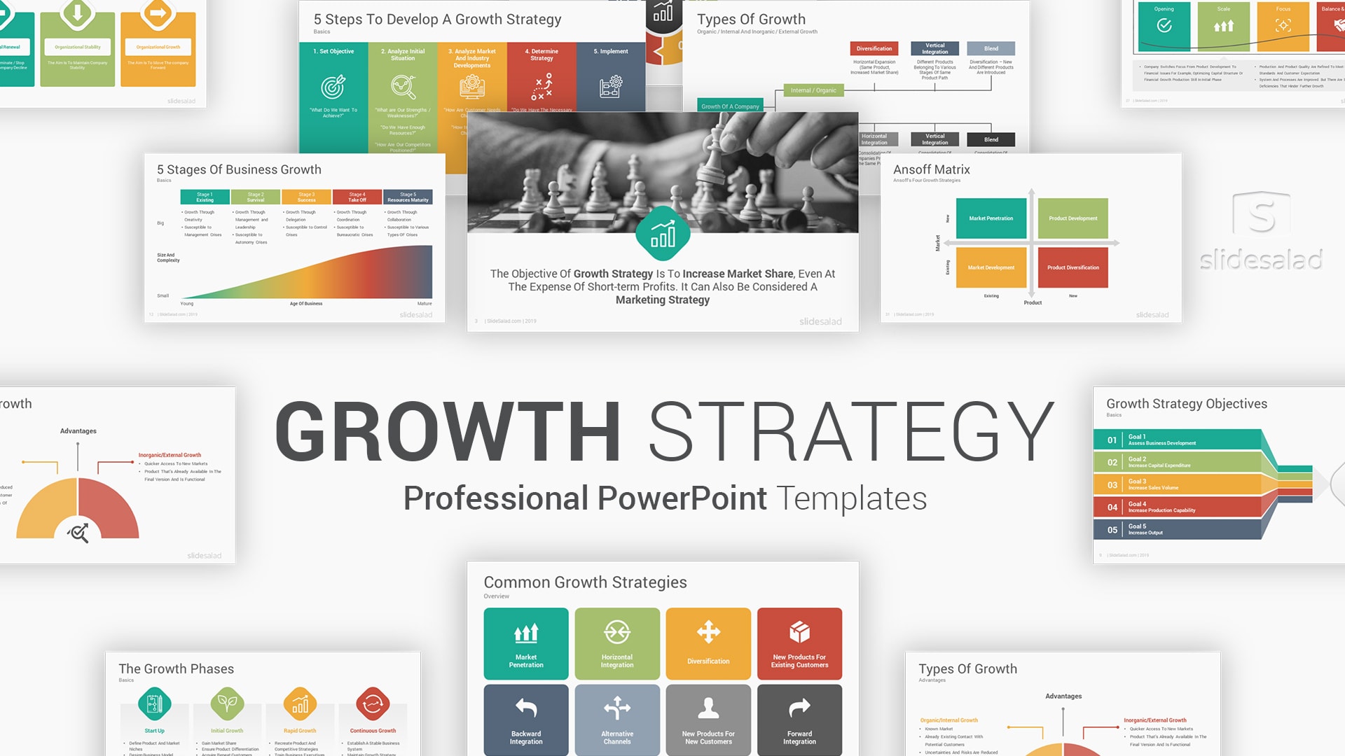 Growth Strategy PowerPoint Template