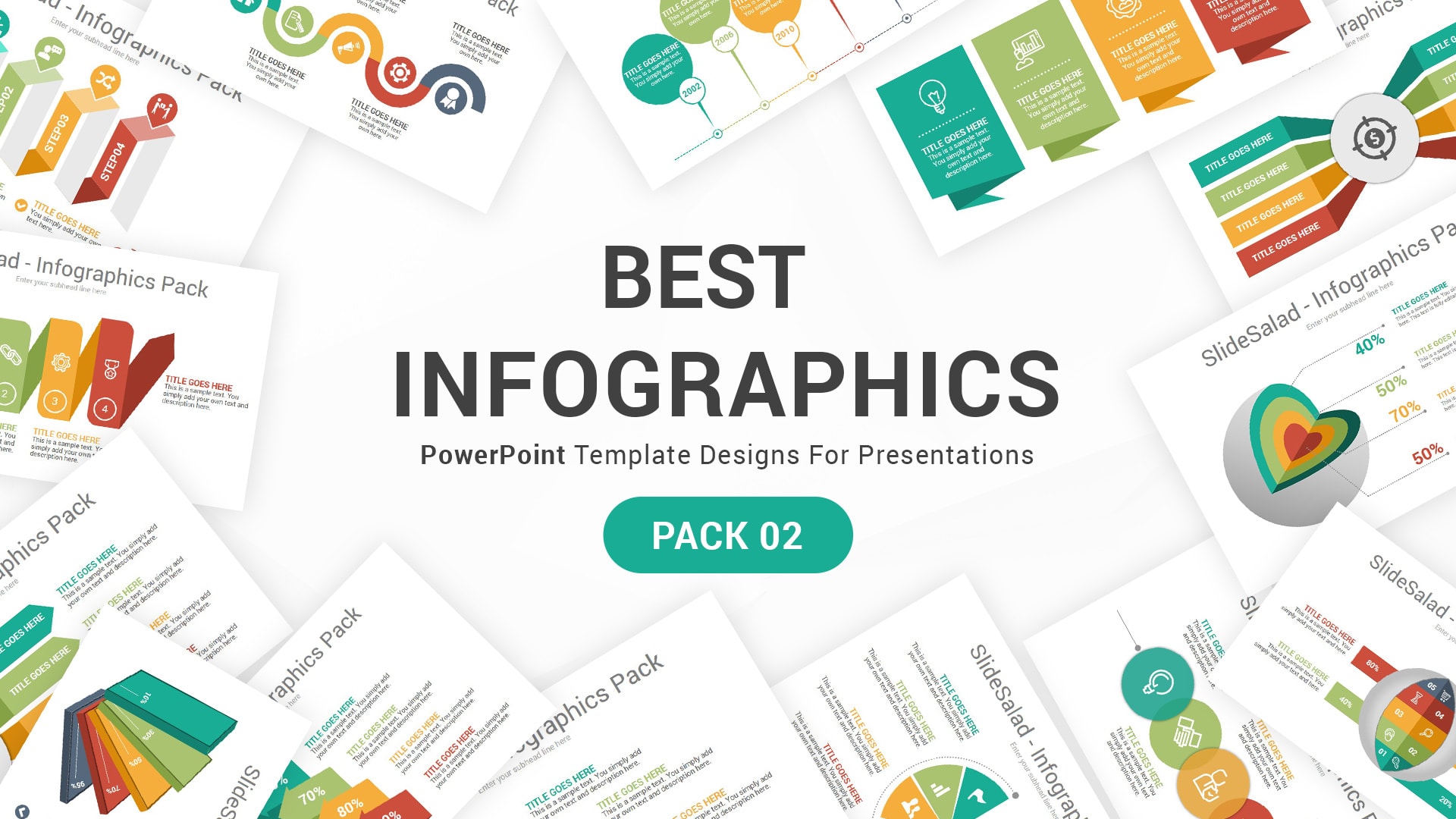 Infographic Designs Pack 02 PowerPoint Template For Presentations