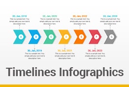 Timelines Infographics Google Slides Template Diagrams