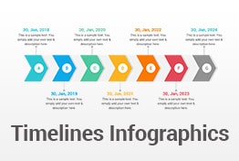 Timelines Infographics PowerPoint Template Diagrams