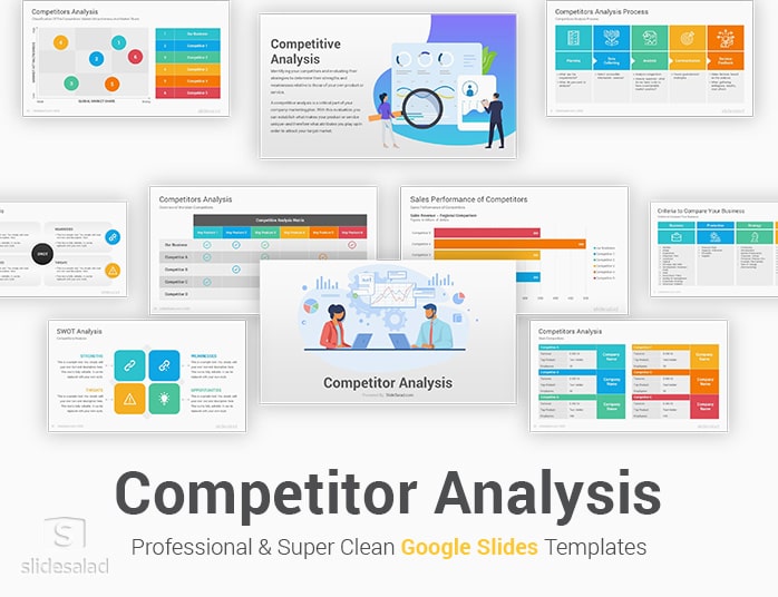 Competitor Analysis Google Slides Template - SlideSalad