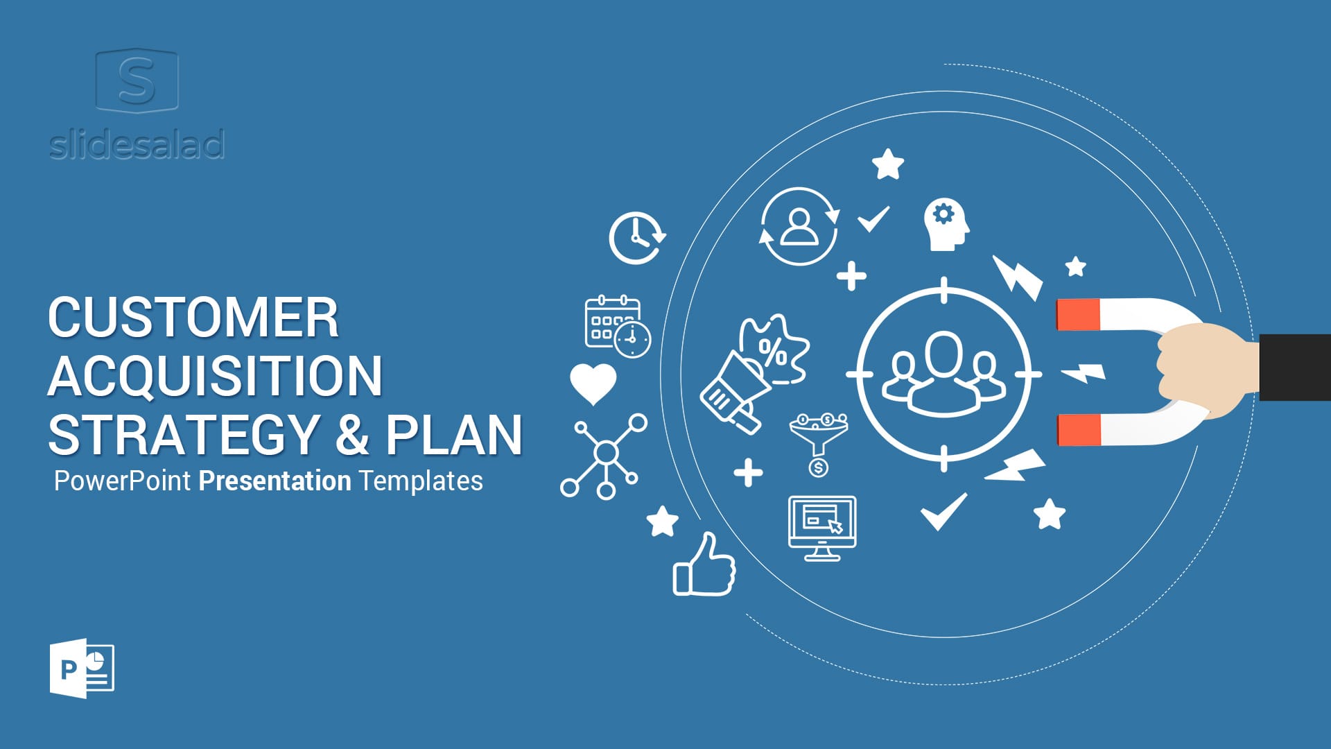 Customer Acquisition Strategy and Plan PowerPoint Templates Diagrams