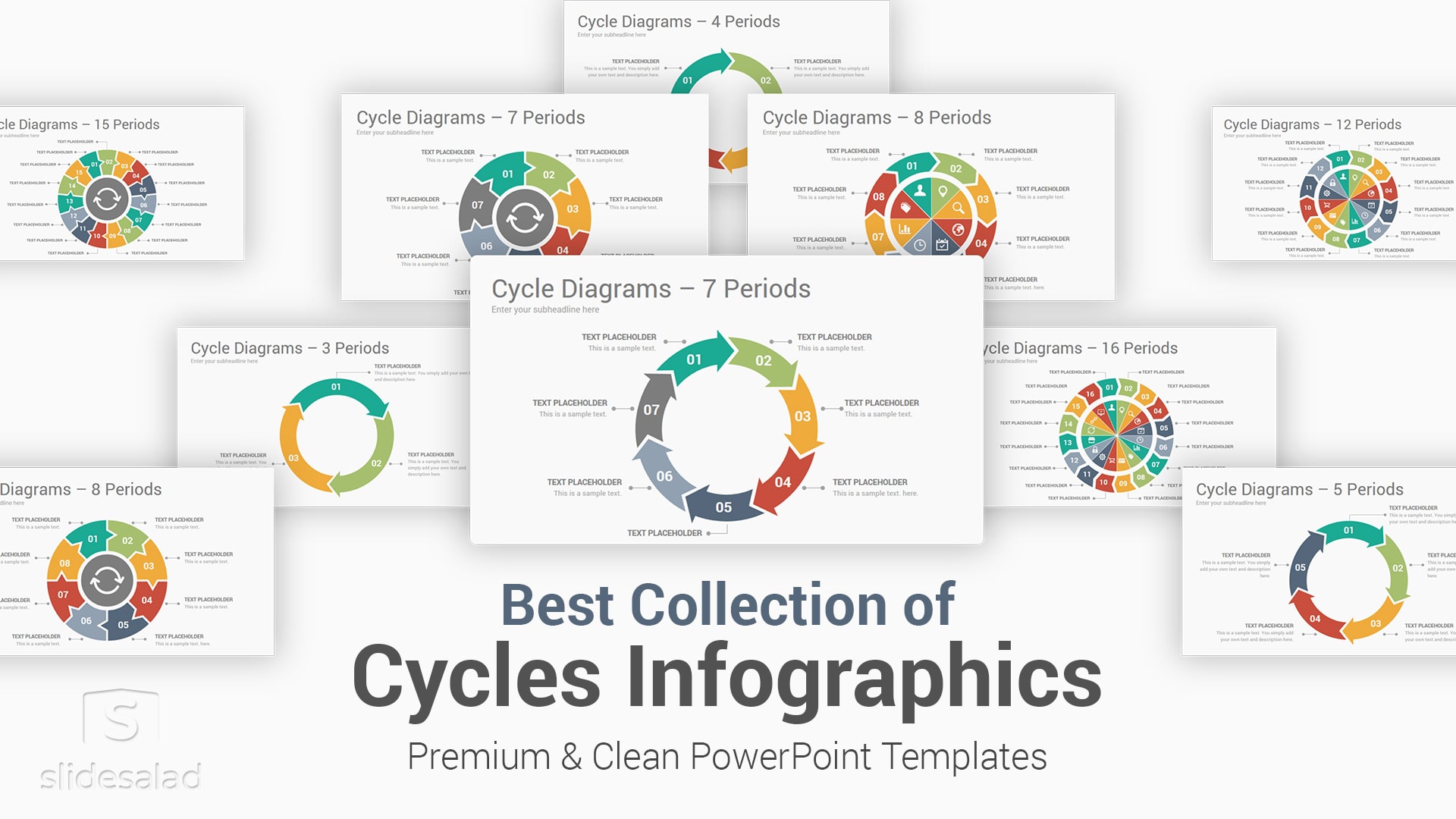 Cycle Infographics PowerPoint Templates Designs