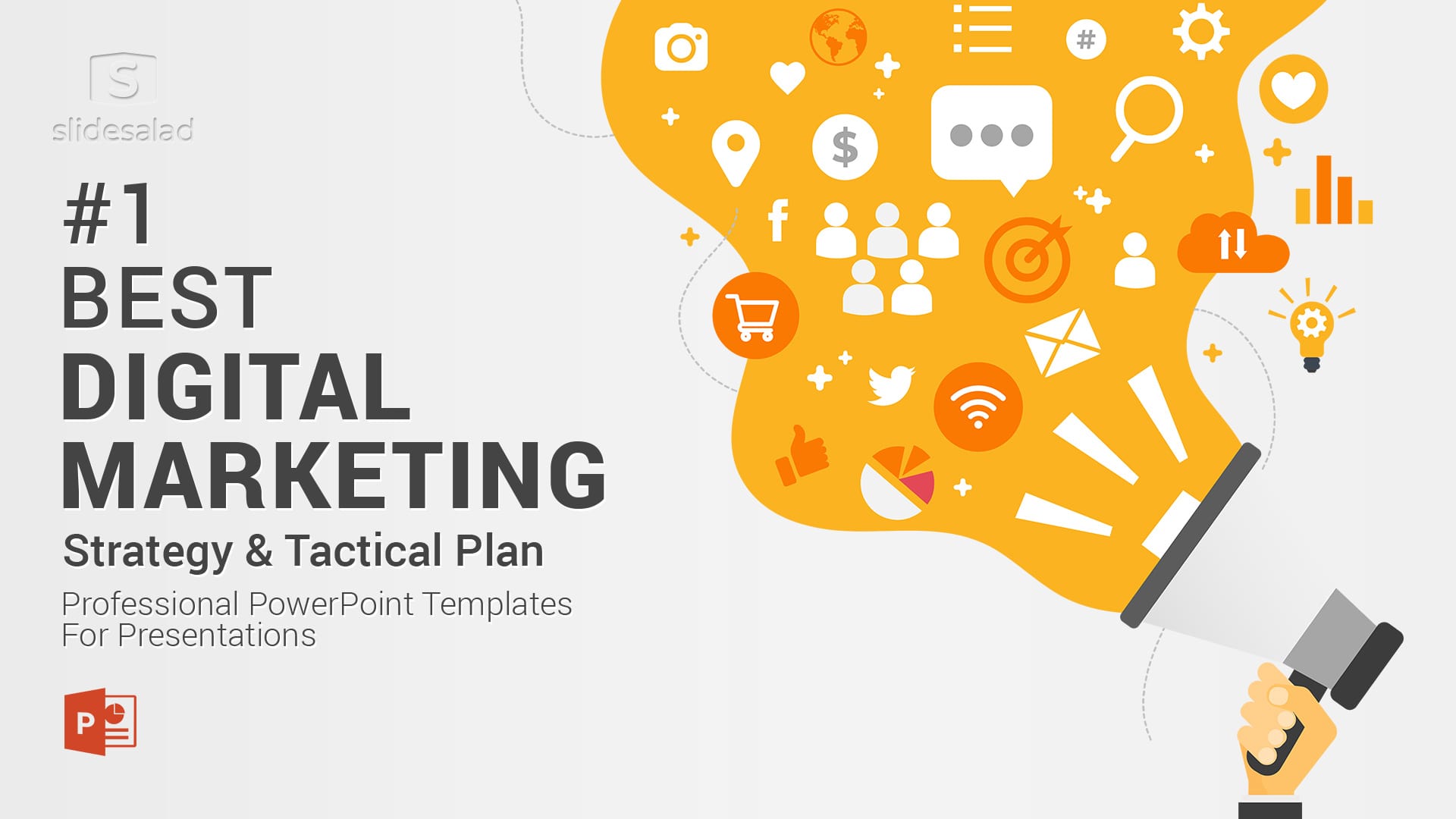 Digital Marketing PowerPoint Templates Infographics Modern PPT Slides 1