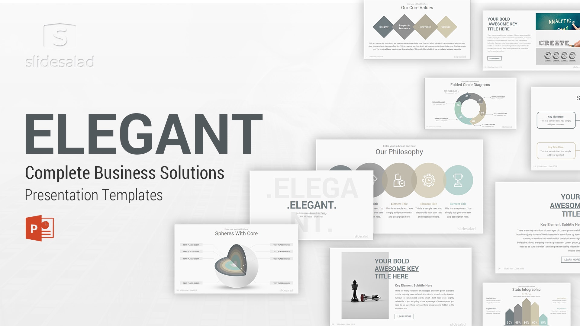 Elegant PowerPoint Template Designs - PowerPoint Template with Animated Slides