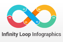 Infinity Loop Infographics PowerPoint Template Diagrams