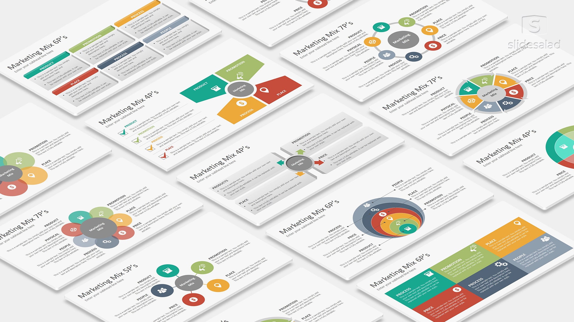 Marketing Mix Infographics PowerPoint Templates Diagrams