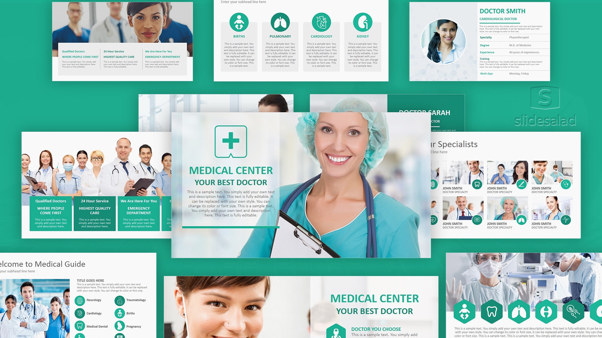 Medical and Healthcare PowerPoint Presentation Template - Moving PowerPoint Template