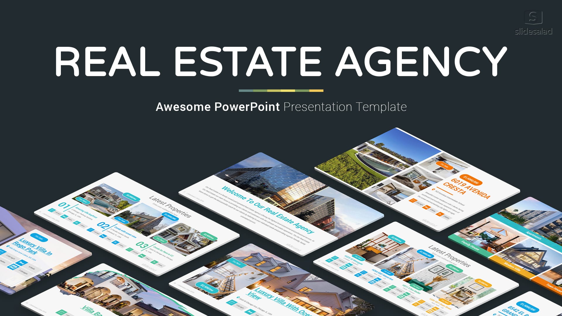 Real Estate Agency PowerPoint Template Designs