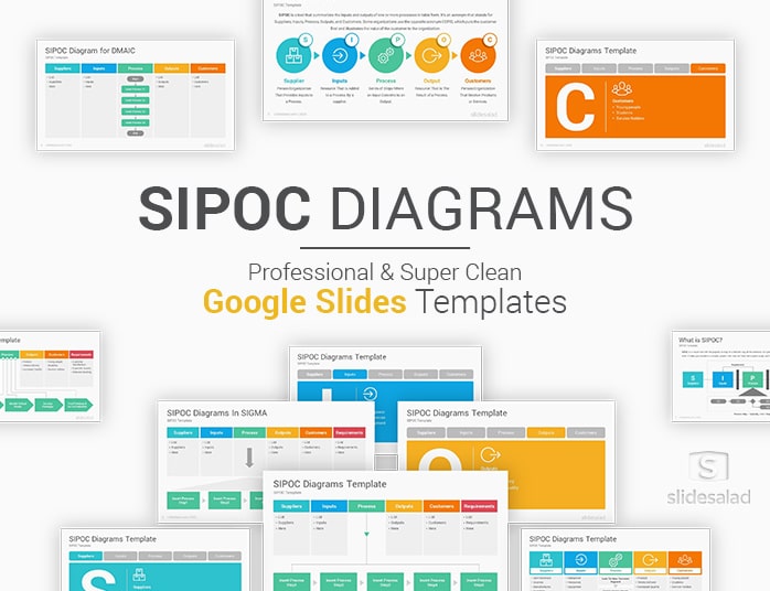 SIPOC Diagrams Google Slides Template