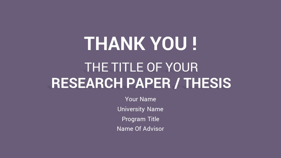 thesis google slides